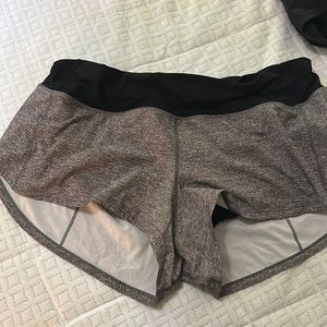 Lululemon speed shorts gray size 10 LR